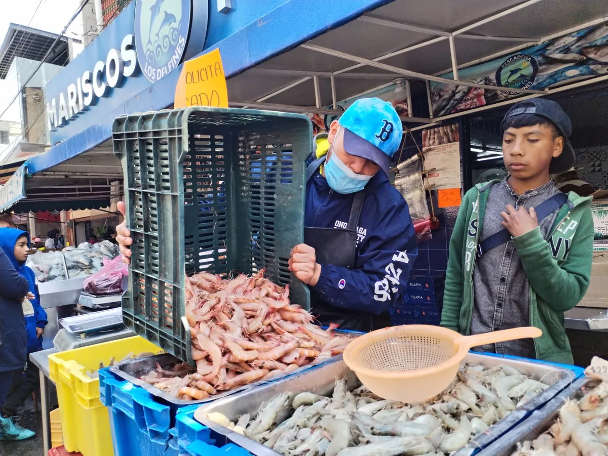 #OperativoCuaresma | Vigilan calidad de mariscos en Edomex