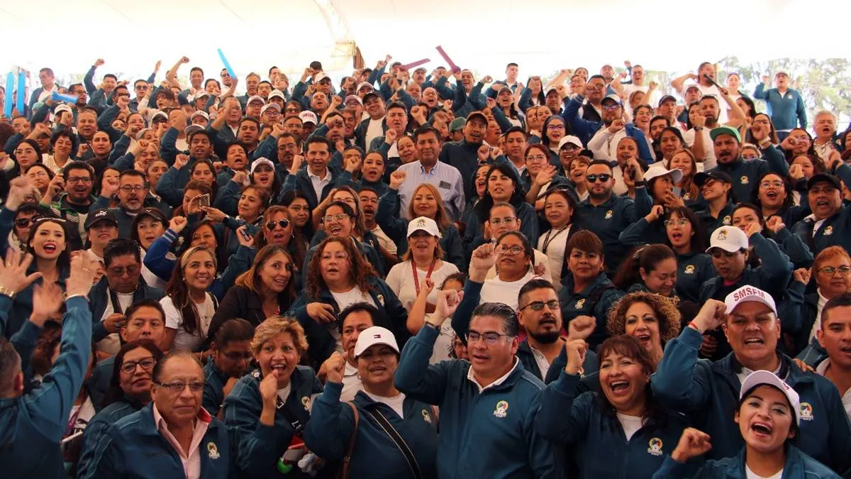 SMSEM, presente en los informes regionales de Delfina Gómez