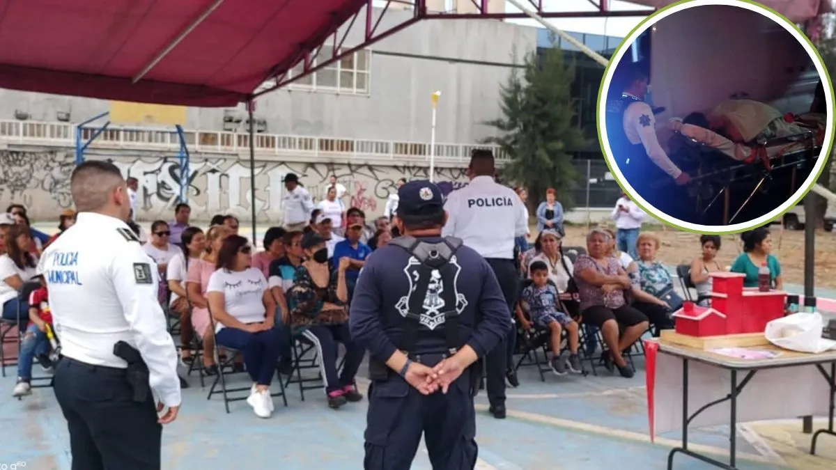 Bomberos y paramédicos capacitan a policías de Neza para atender emergencias