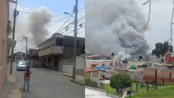Se registra nueva explosión de pirotecnia en Tultepec (Video)