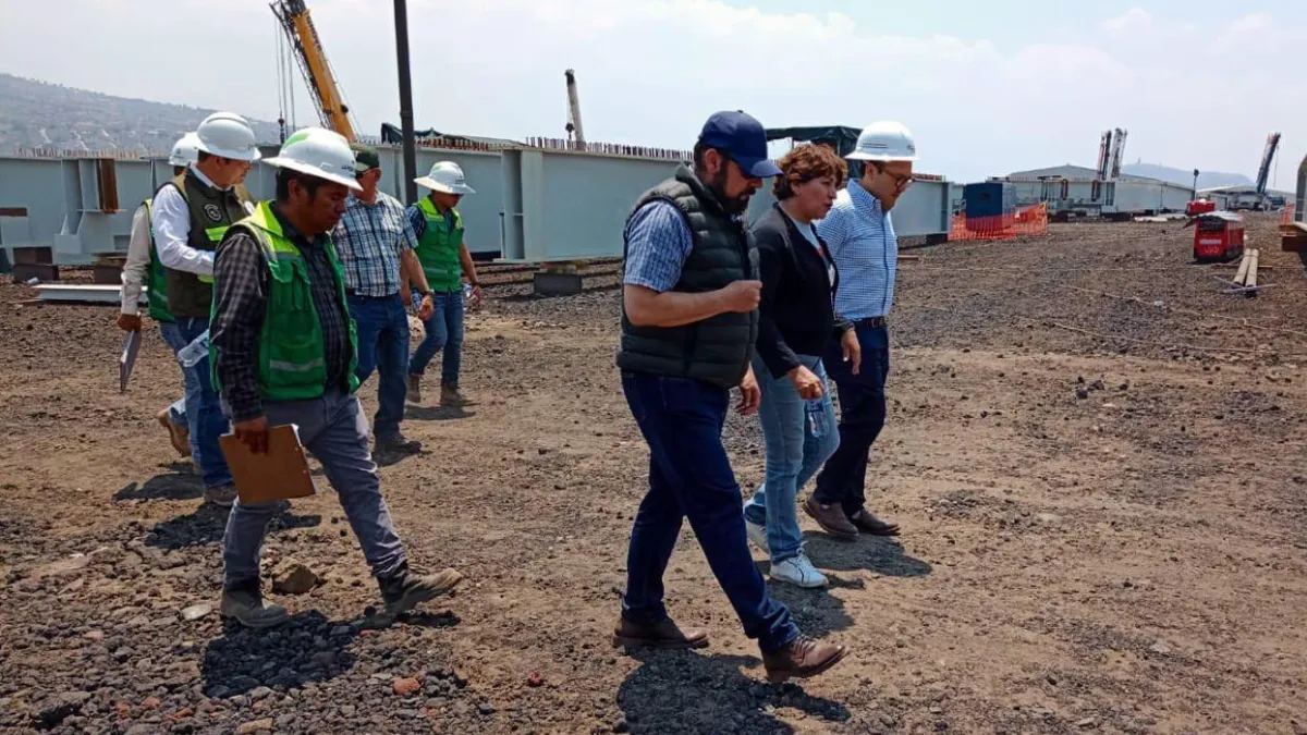 Inicia GEM colocación de trabes de carga en el viaducto elevado del Trolebús Chalco-Santa Martha