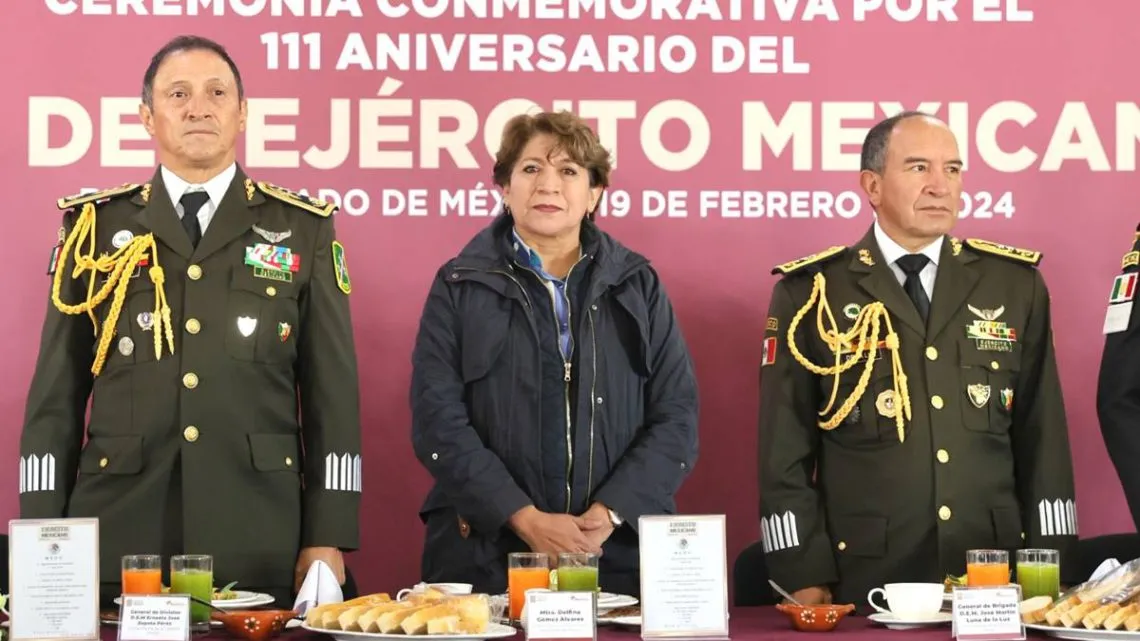 Delfina Gómez reconoce valentía y determinación del Ejército Mexicano