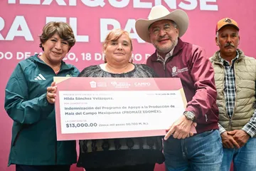 Delfina Gómez  fortalece al maíz mexiquense con apoyos integrales