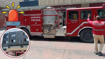 Hotel se incendia en el centro de Toluca