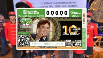 Hay 10 diseños diferentes de los billetes conmemorativos de la Lotería en homenaje a Juan Gabriel.
