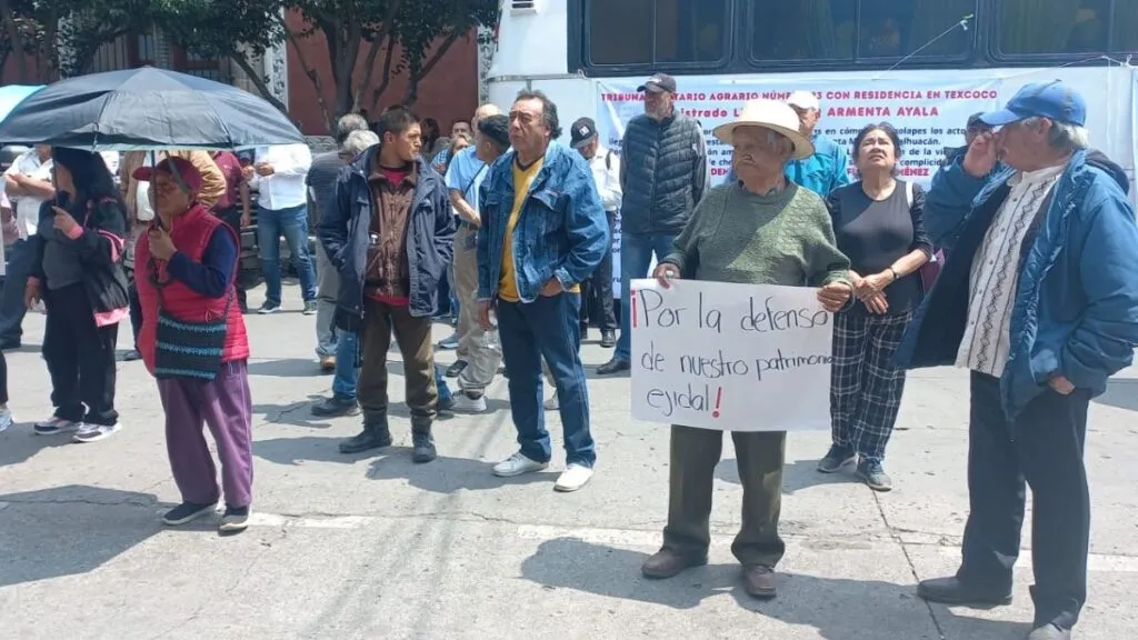 Ejidatarios de Chimalhuacán exigen nueva elección de comisariado ejidal