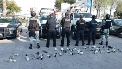 Se aseguraron las cámaras que se encontraban instaladas en postes de luz, telefonía y árboles.