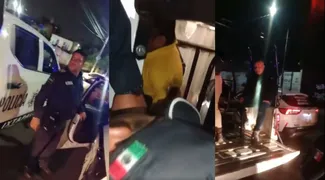 Policías de Ixtapaluca golpean a ciudadanos tras una revisión; acusan abuso de autoridad