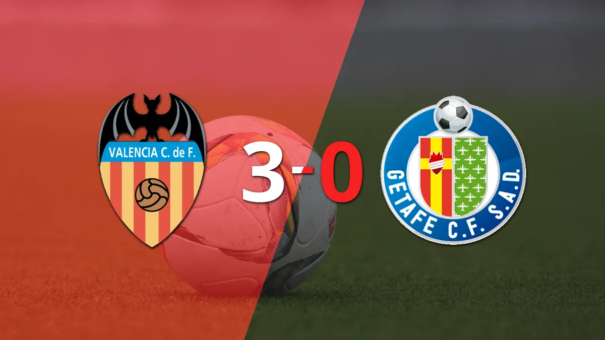 Valencia fue imparable y goleó 3 a 0