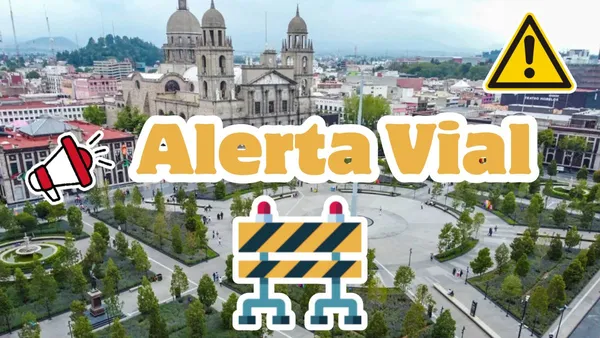 Calles del centro de Toluca cerradas hoy 14 de diciembre