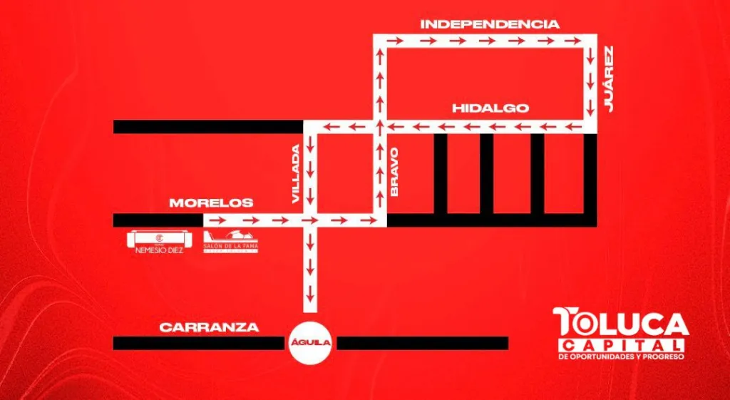 Bicampeonato del Toluca FC tendrá su recorrido de celebración