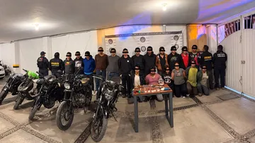 Policía de Toluca y Fiscalía desarticulan a presunta red de robo de motos, 18 detenidos