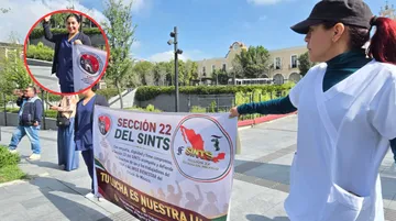 Sindicato SINTS exige al IMSS-Bienestar reconocimiento y comisiones en Edomex. Fotos Emilio Varela