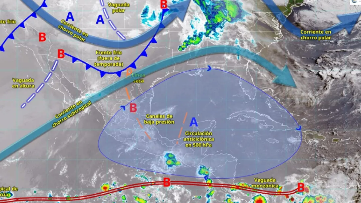 El nuevo frente frío fuera de temporada generará tormentas y rachas de viento peligrosas en el norte y centro del país.