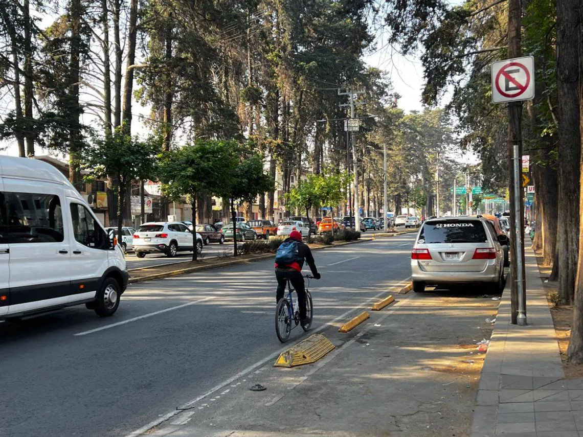 Edomex: Pese a déficit de infraestructura ciclista proliferan ciclovías abandonadas