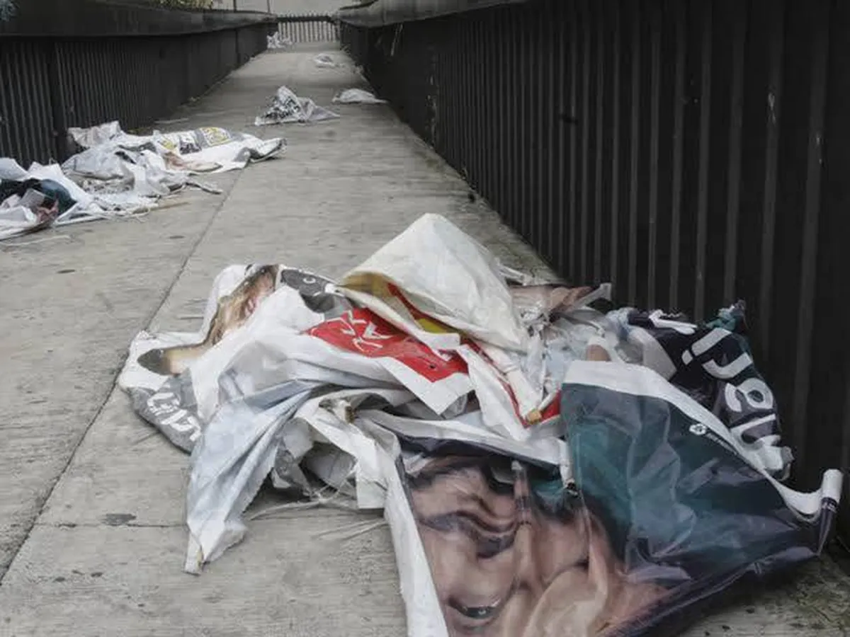 Partidos debieron retirar propaganda hace una semana