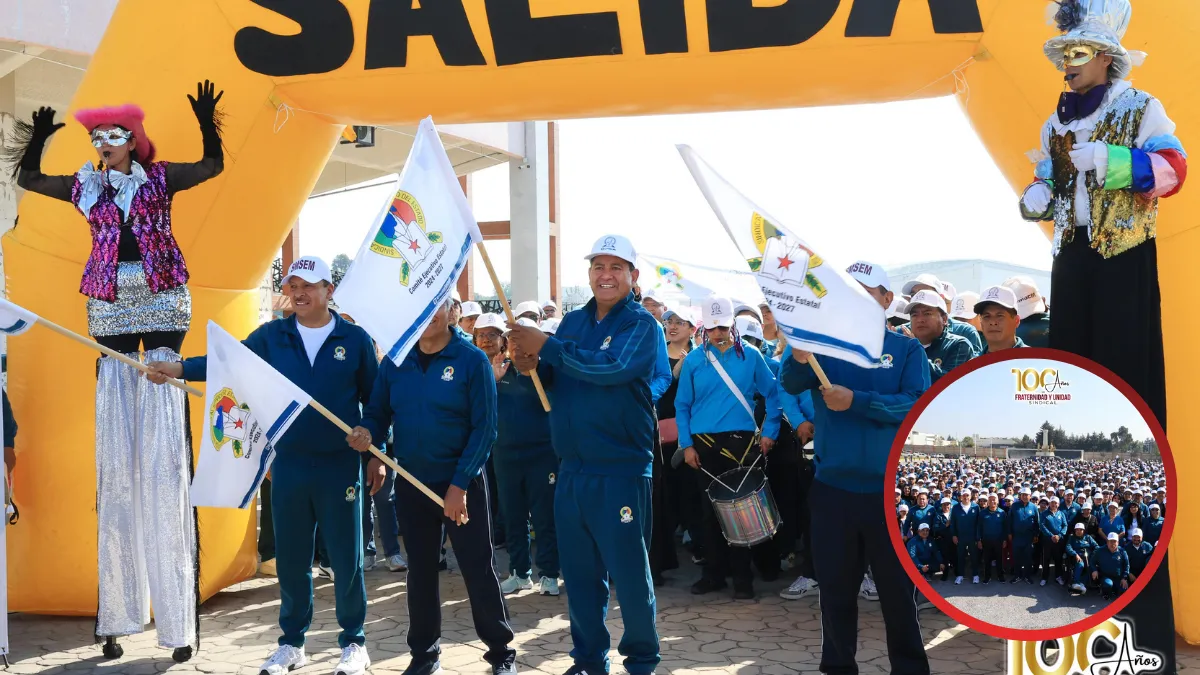 SMSEM realiza caminata por la reivindicación de la profesión docente