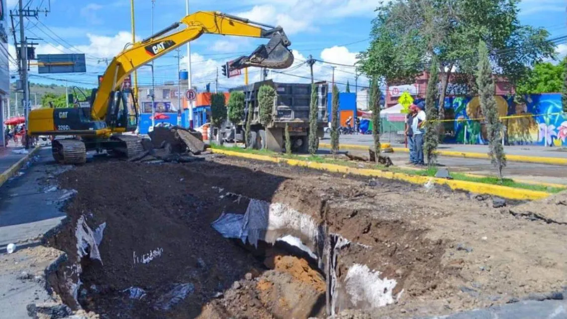Valle de Chalco: lluvia genera varios socavones