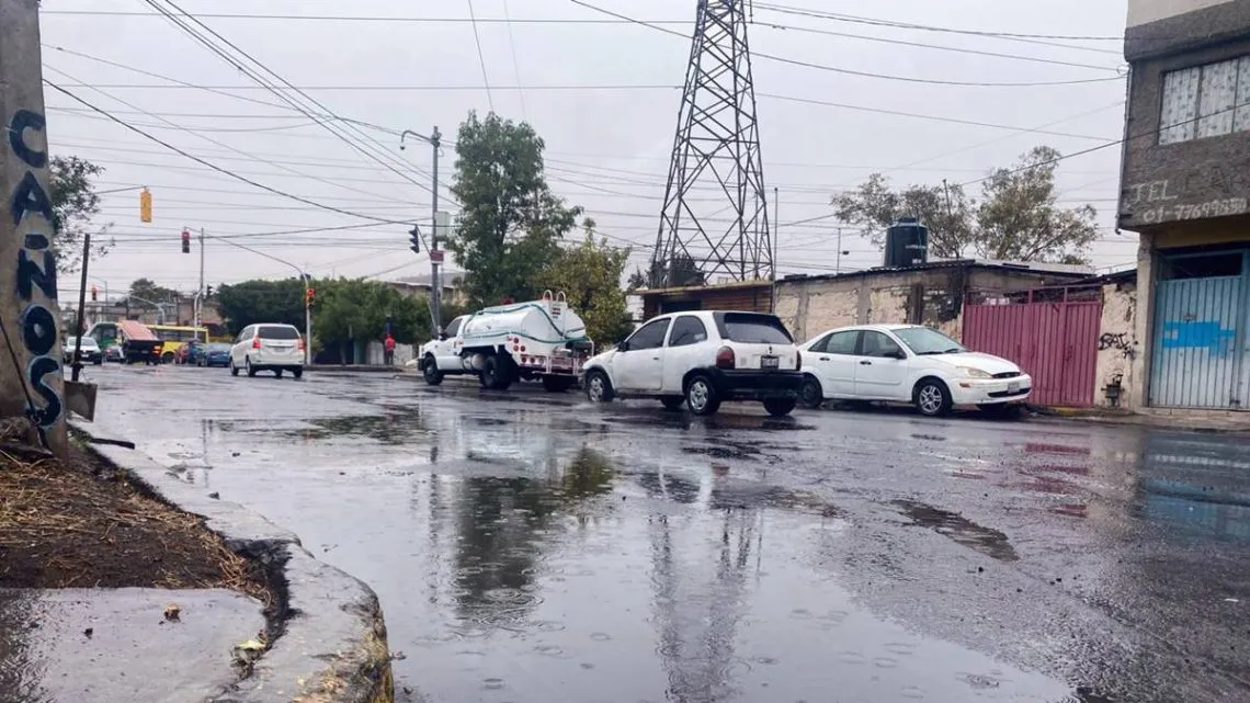 Valle de México: más de cinco horas de lluvia en la zona oriente