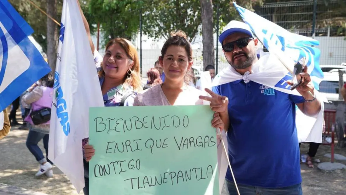Enrique Vargas realiza encuentro en Tlalnepantla