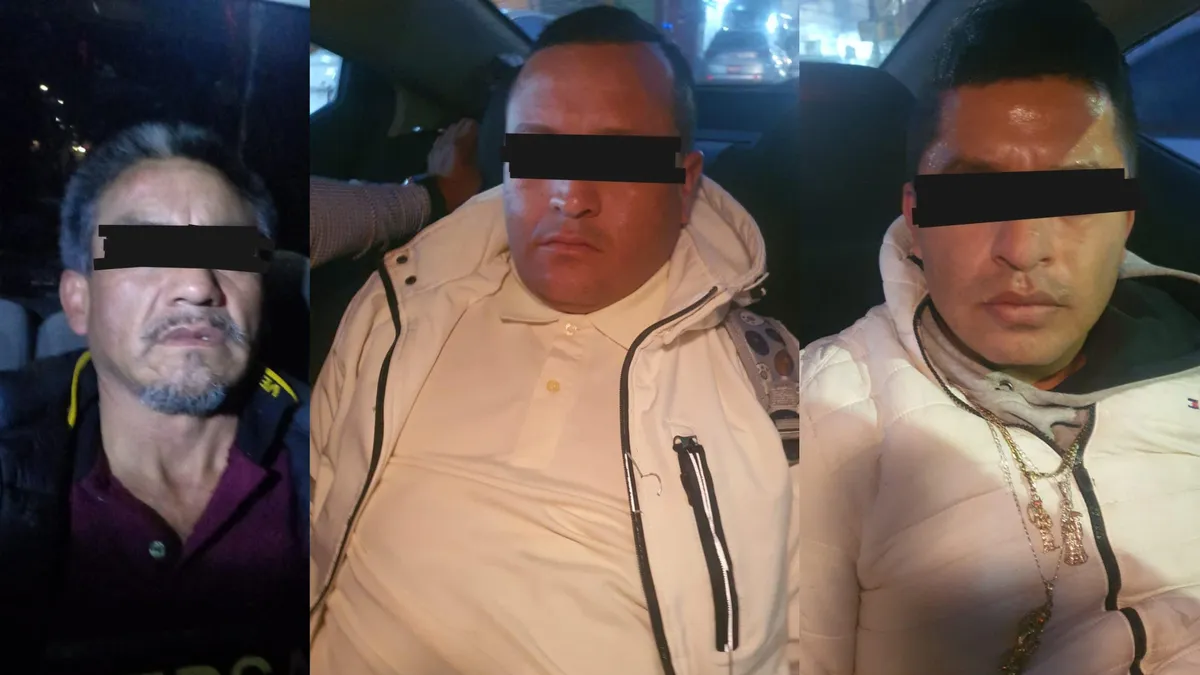 Toluca: Hombres son detenidos por robo de vehículo y delitos contra la salud
