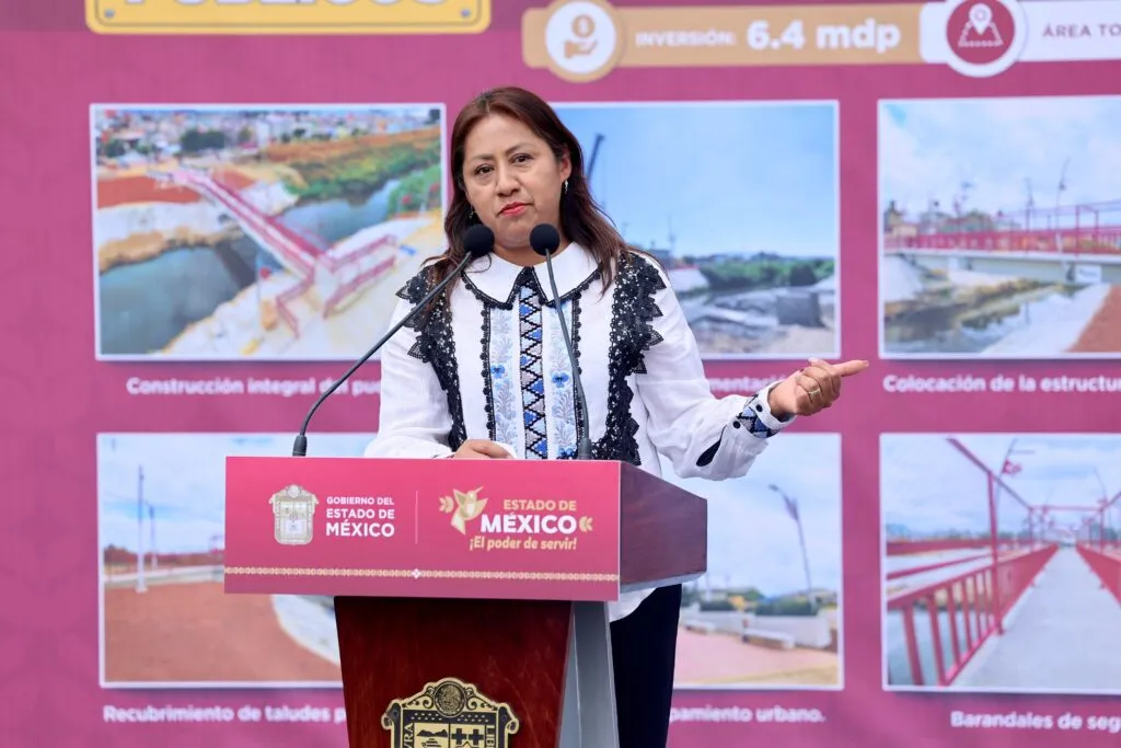 Inauguran Puente Peatonal “Neftalí”: Conexión estratégica y segura entre Chimalhuacán y Neza
