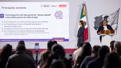 Gobierno federal anuncia plan para homologar la tipificación del abuso sexual, sanciones más severas y campañas de prevención desde el 25 de noviembre.