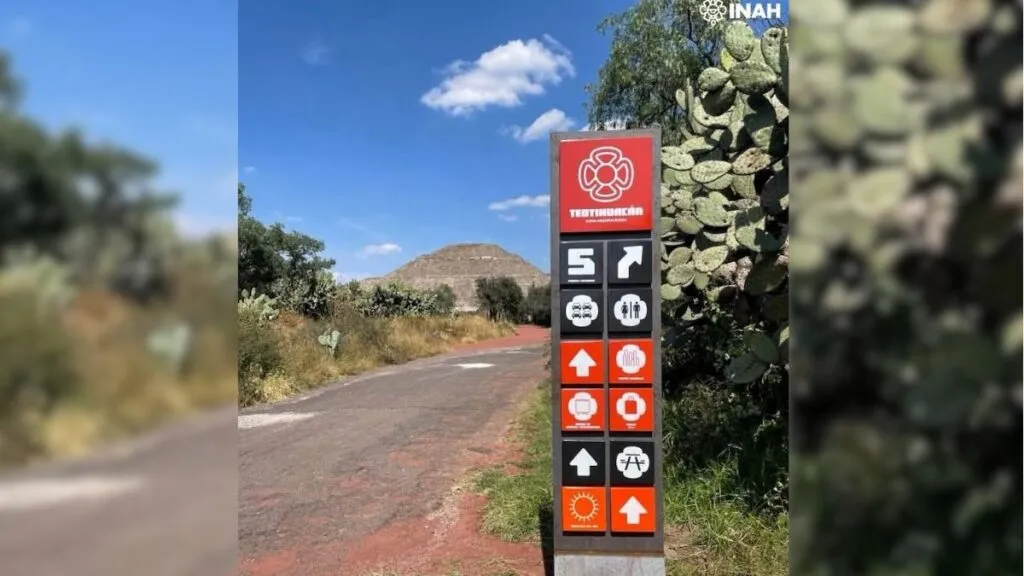 Renuevan imagen gráfica de la Zona Arqueológica de Teotihuacán