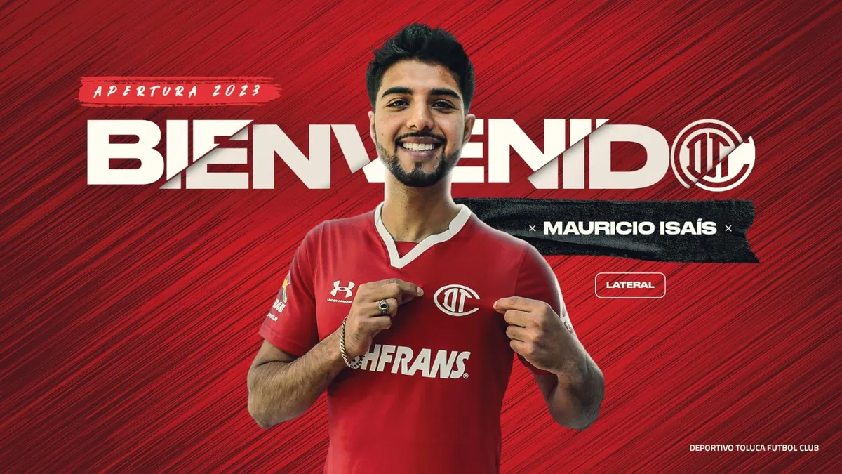 Mauricio Isaís, primer refuerzo de Toluca