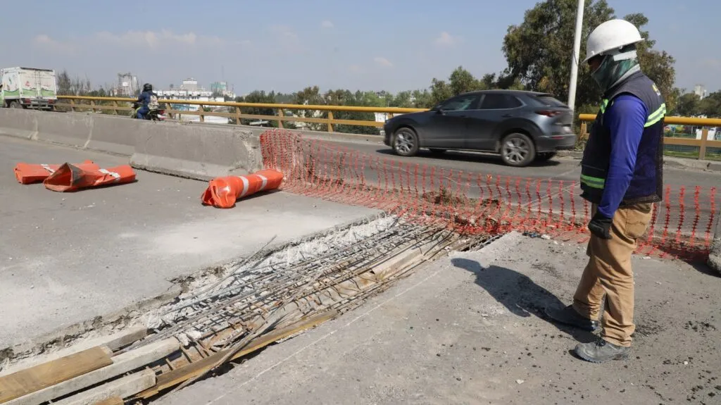 Gobierno de Cuautitlán realiza rehabilitación integral del Puente Madero y revela graves irregularidades en reparaciones anteriores