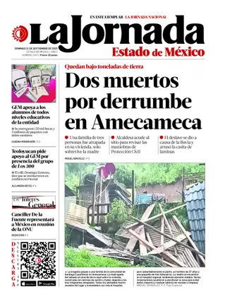 La Jornada Edomex | 21 de septiembre de 2025