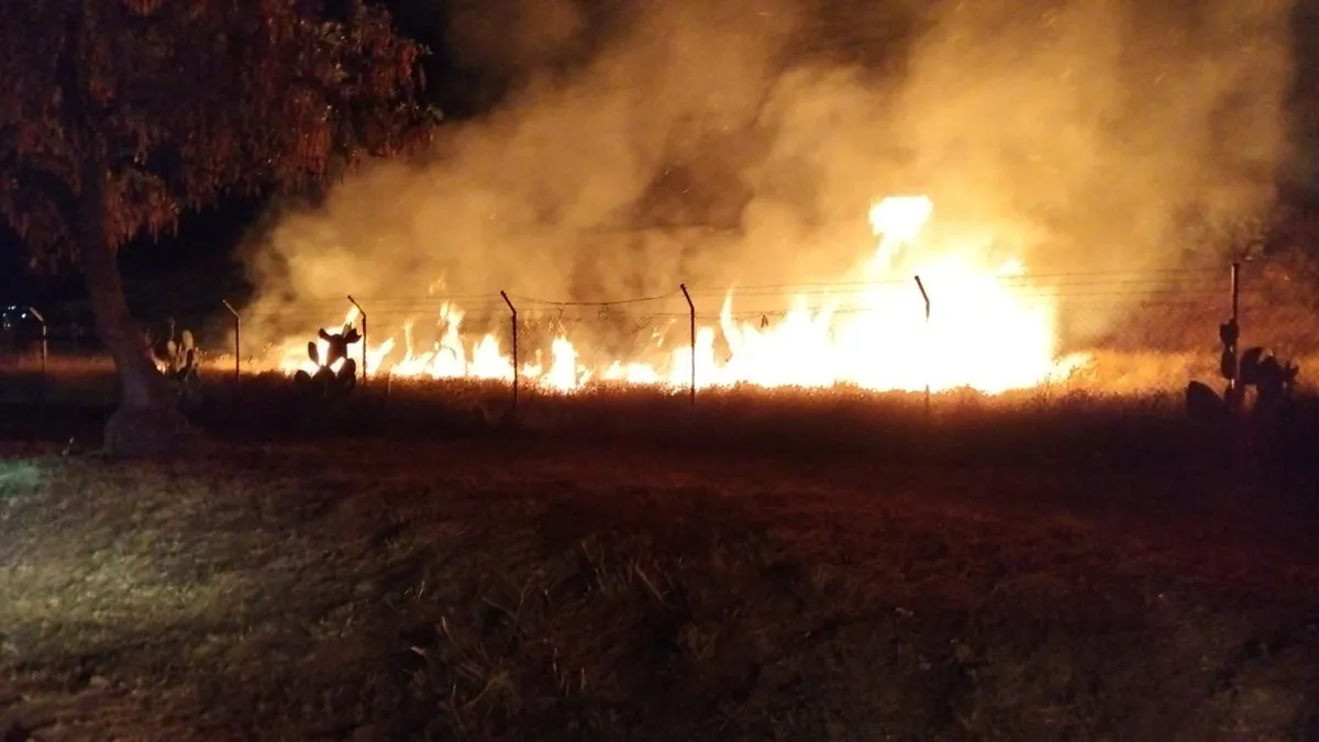 Fuego alarma en Teotihuacán: controlan siniestro cerca de estructuras prehispánicas