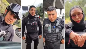 [VIDEO] Policías de Tlalnepantla son exhibidos tras detener a un conductor de forma ilegal