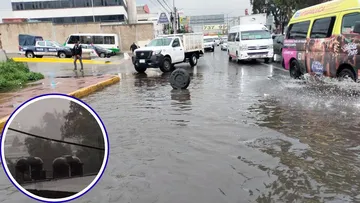Los Reyes La Paz amanece con intensas lluvias; calles podrían inundarse [VIDEO]