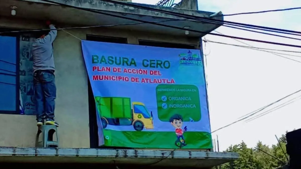Inicia programa de separación de basura en Atlautla