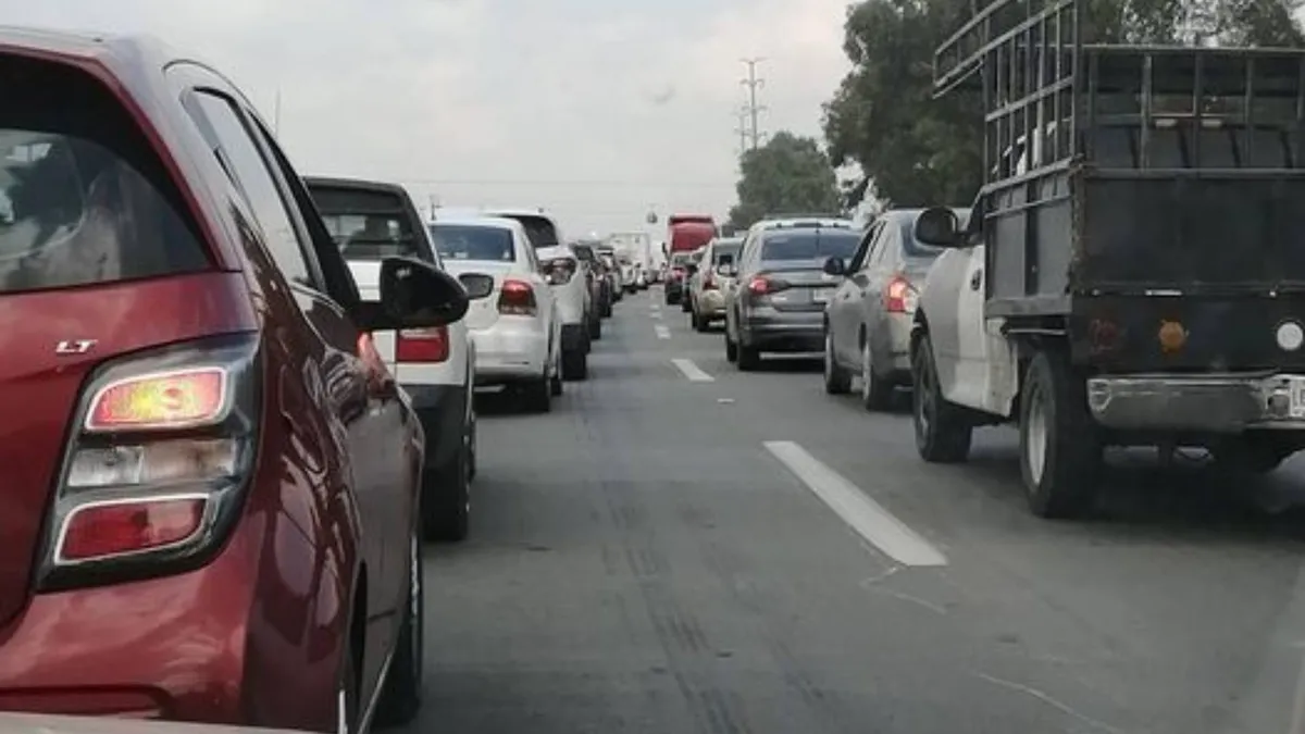 Se registra accidente en la autopista Ecatepec-Naucalpan
