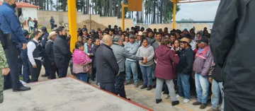 Texcaltitlán: Delfina Gómez visita y solicita a Sedena presencia permanente