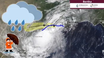 Tormenta Tropical Bertha podría generar lluvias en Edomex y CDMX. Gobierno mantiene alerta