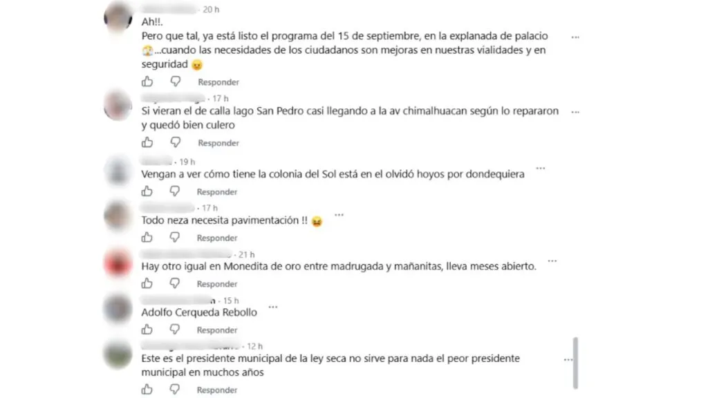 Socavón se abre en calles de Nezahualcóyotl; vecinos aseguran que no es el único, ¿y el gobierno?