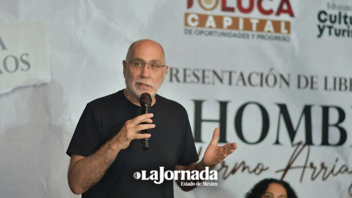 Guillermo Arriaga presenta en Toluca su más reciente libro