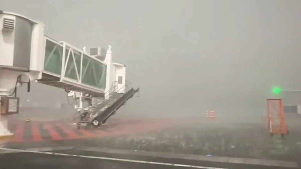 AICM suspende vuelos y operaciones por lluvias