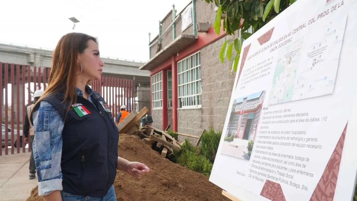 Ecatepec: Realizan construcción de la primera Clínica de Diálisis