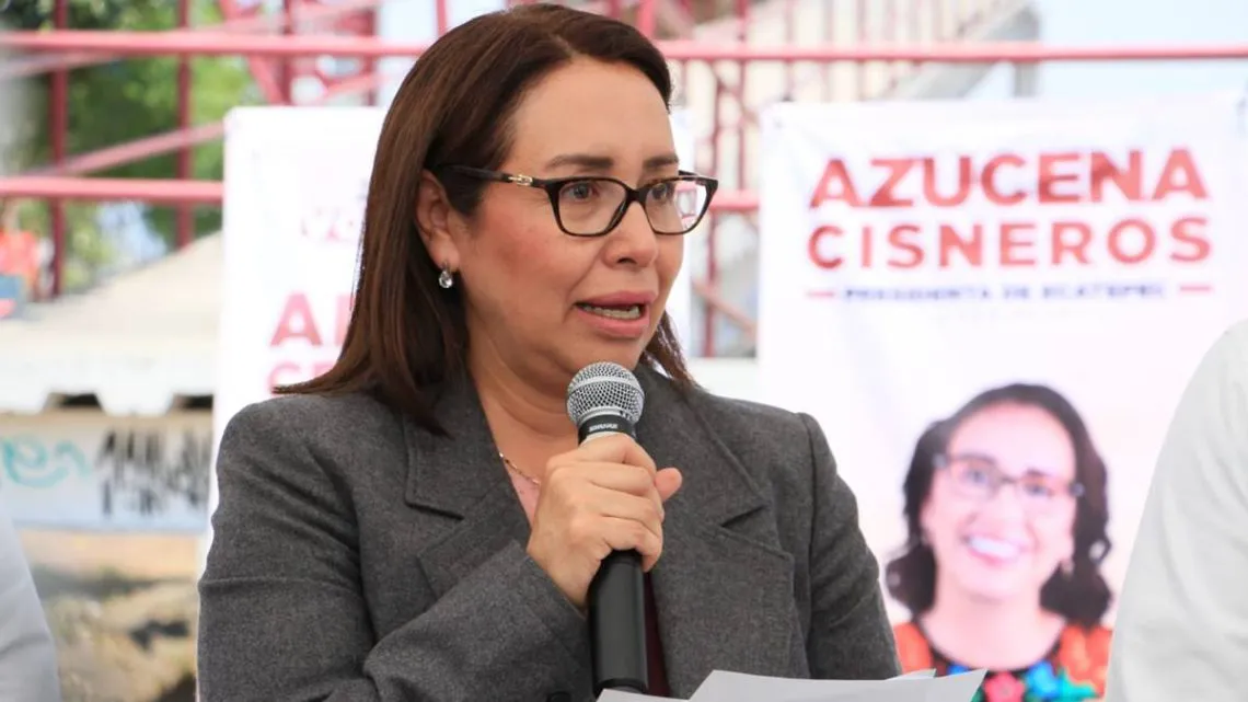 Azucena Cisneros firma convenio de seguridad con sus homólogos de Nezahualcóyotl y la GAM