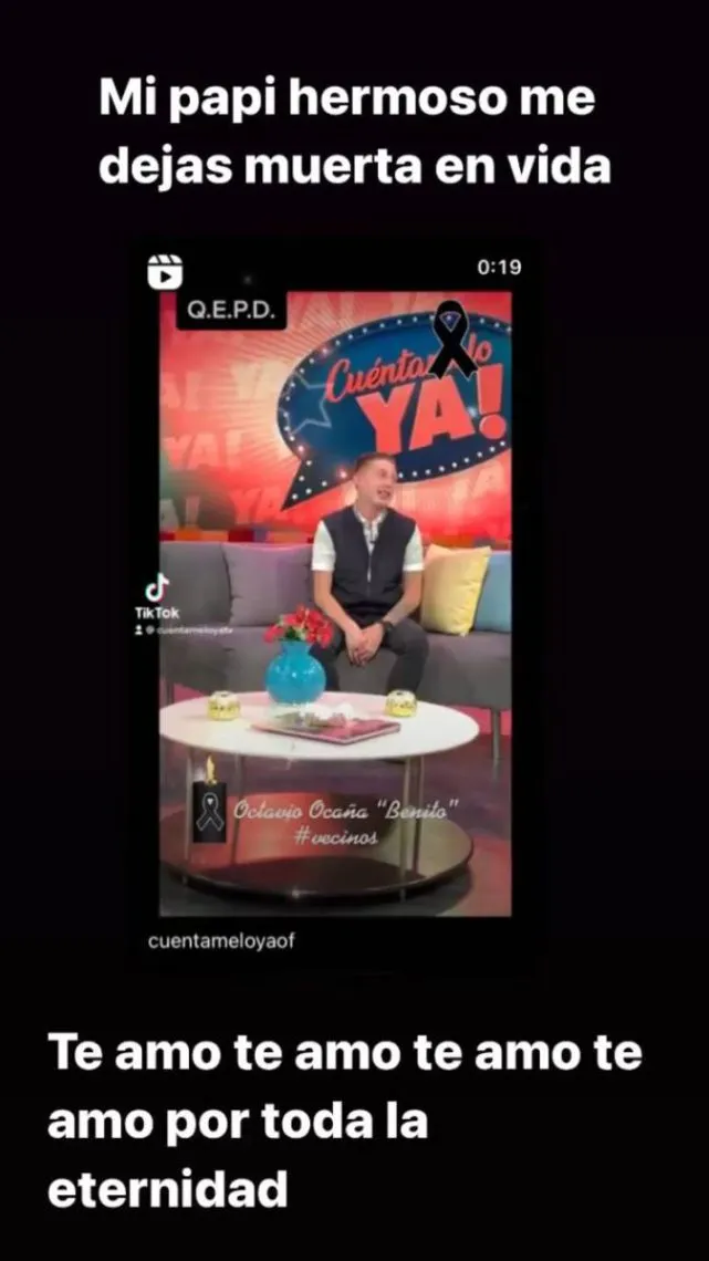 Hace unos meses Octavio Ocaña había anunciado su compromiso con su novia