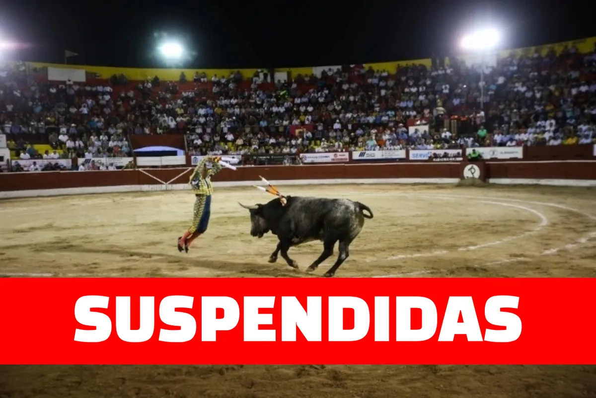 Foto de corridas de toros, que quedaron suspendidas luego de una orden de una jueza.
