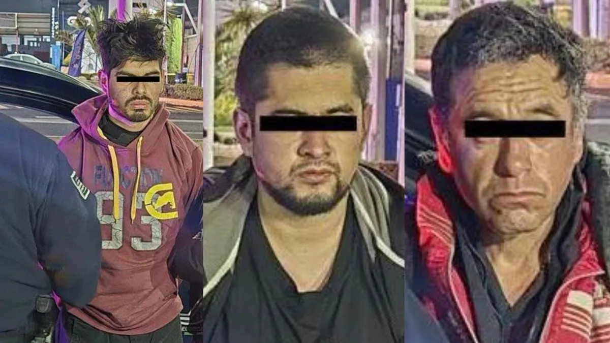 Detienen a tres sujetos por presunto robo de celulares en tienda del centro de Toluca