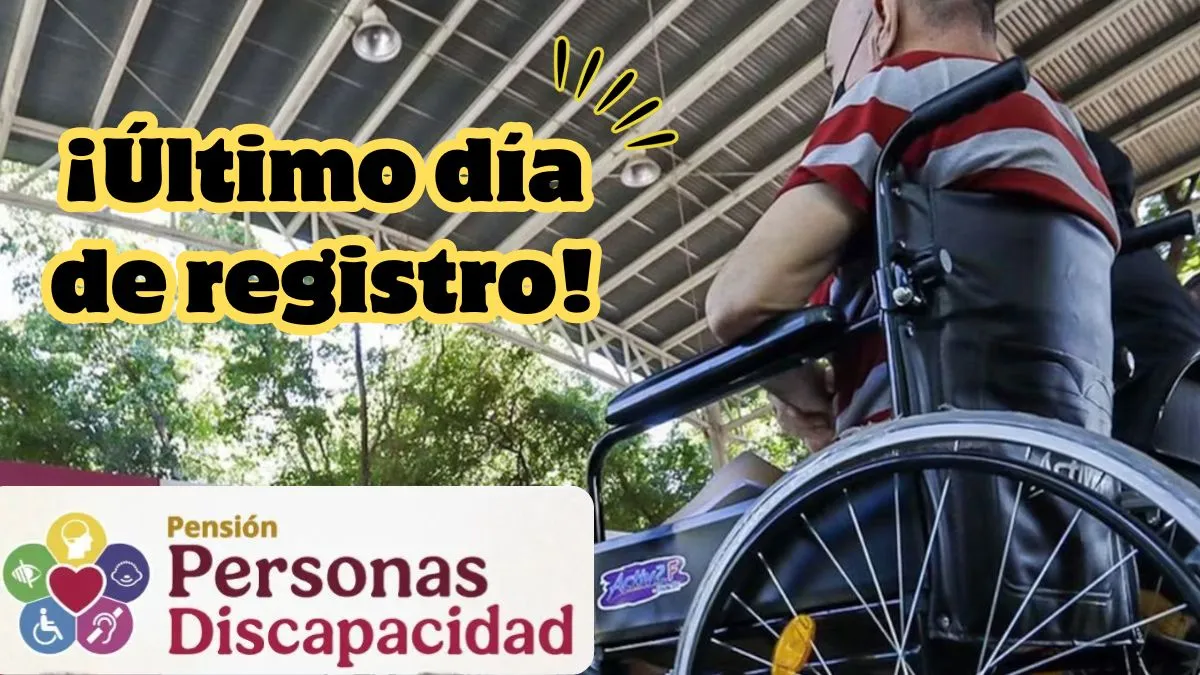 Hoy 29 de marzo, ÚLTIMO DÍA del REGISTRO a la Pensión para Discapacitados