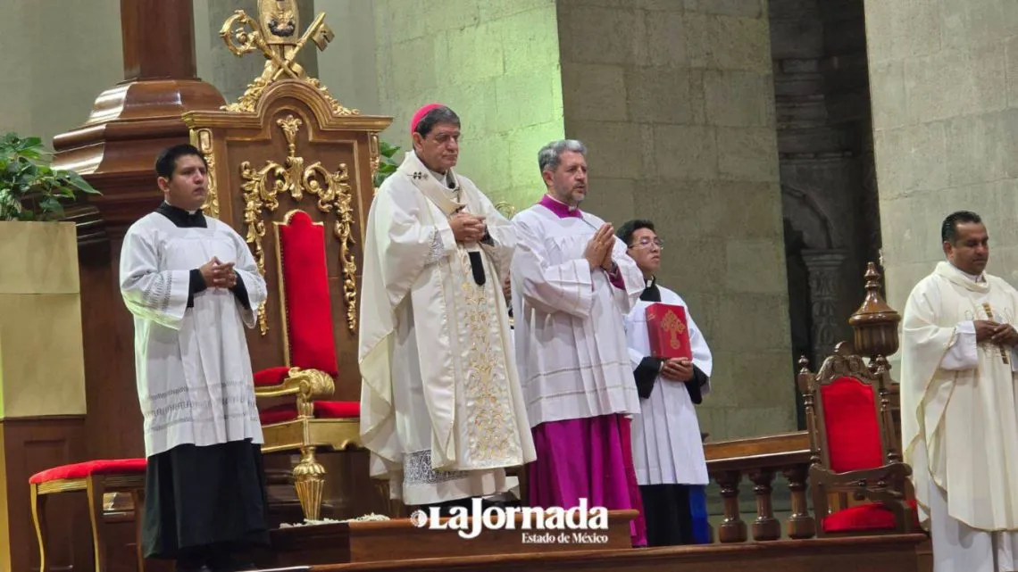 Arquidiócesis de Toluca celebró su quinto aniversario en Catedral