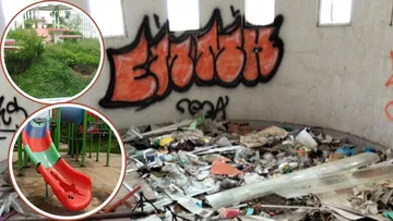 Parques y edificios de Ixtapaluca en el abandono: Antorchistas
