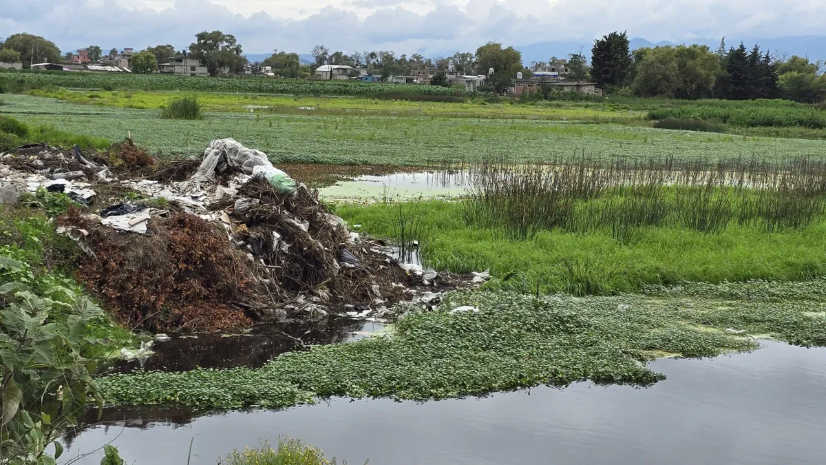 Basura a cielo abierto, inundación en ciernes